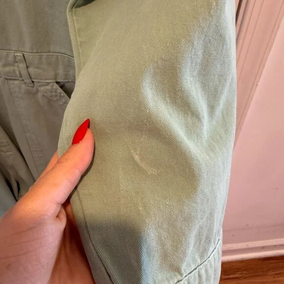 Big Bud Press Jumpsuit Long Sleeve Light Green Sage XL